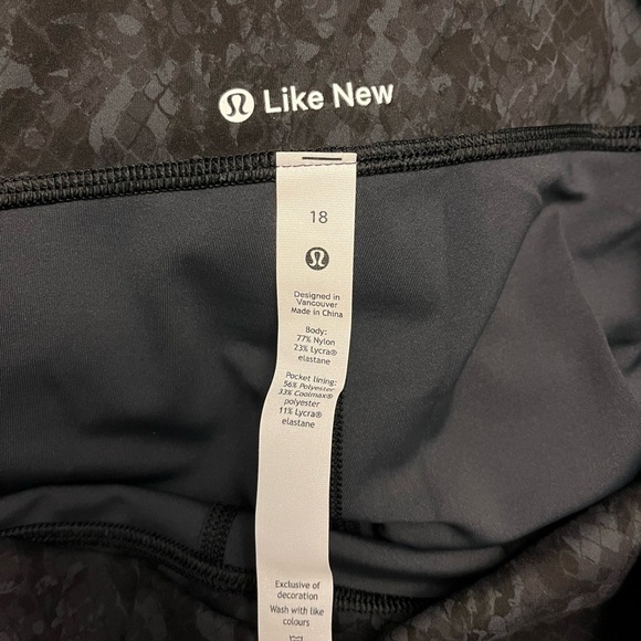 Lululemon Wunder Train High-Rise Tight 25" - Size 18 - Picture 4 of 14